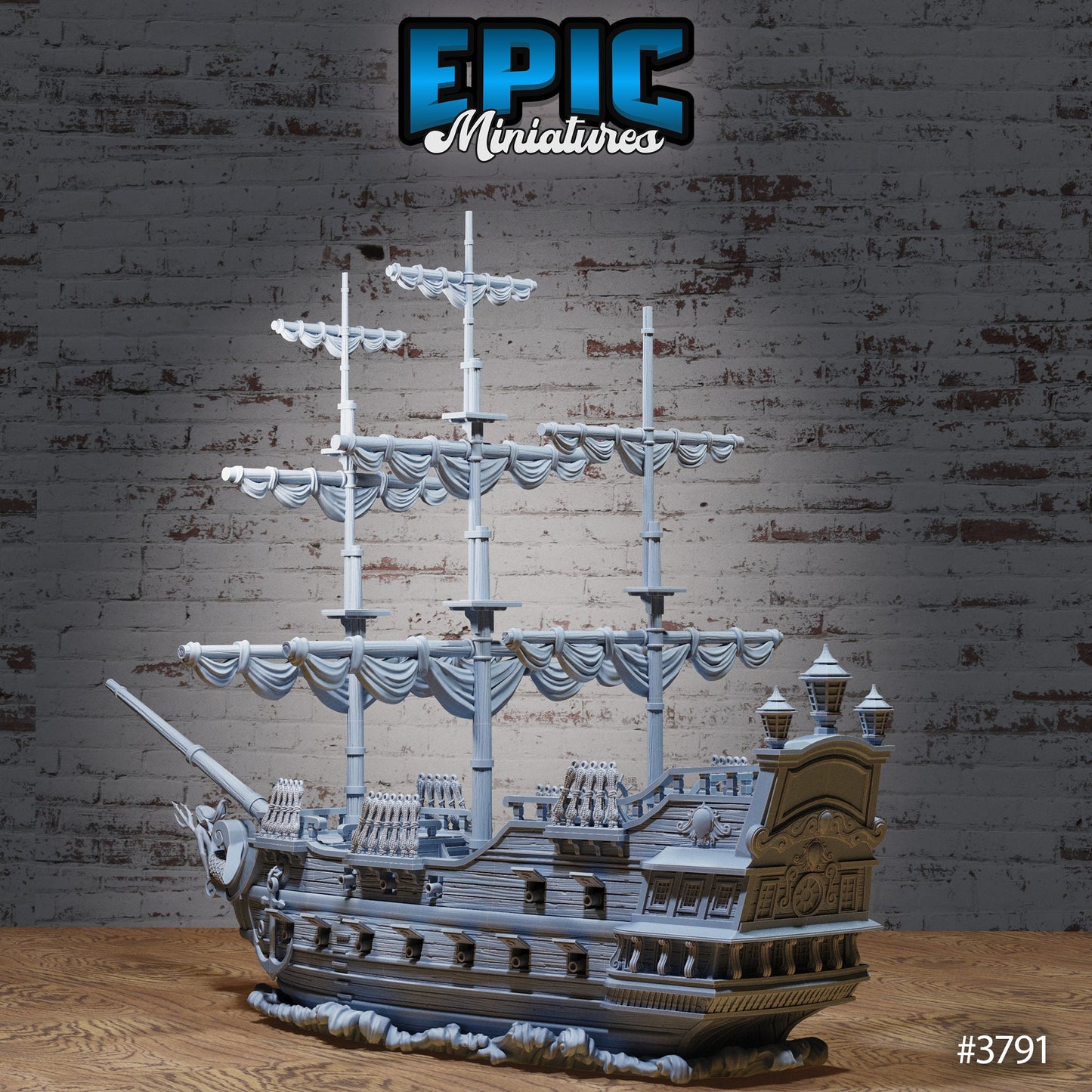 Treasure Galleon Ship - Epic Miniatures | #89 New World Conquest