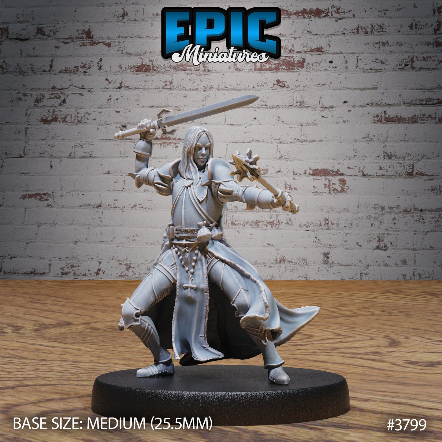 New World Cleric Female - Epic Miniatures | #89 New World Conquest