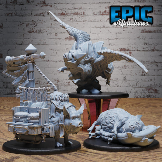 Pig Series - Epic Miniatures | #93 Festival Village