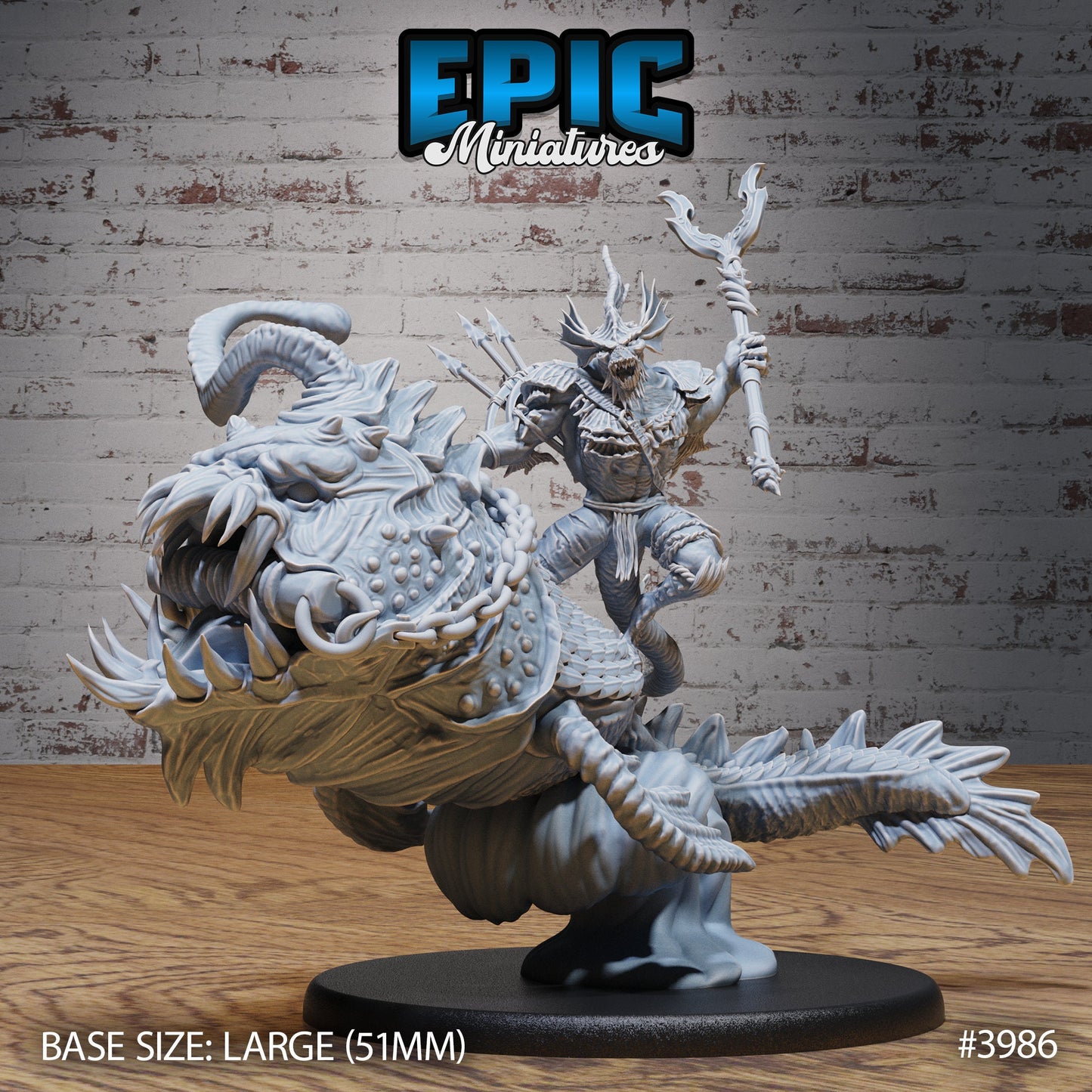 Merfolk Champion Series - Epic Miniatures | #92 Sinister Harbor
