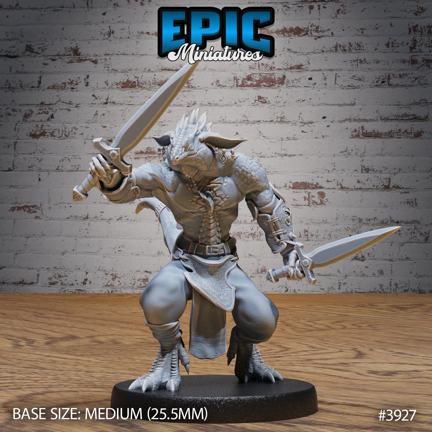 Lizard Folk Thug Series - Epic Miniatures | #91 Demonic Guild