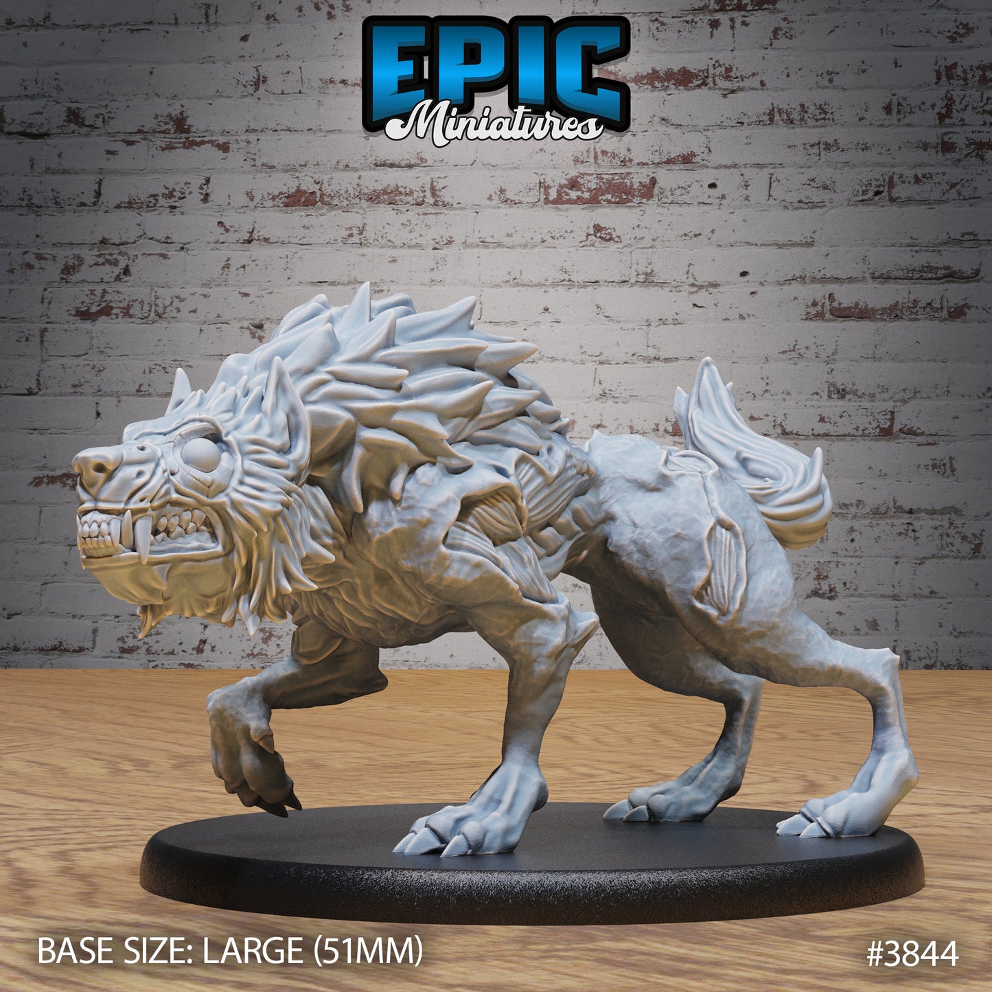 Undead Dire Wolf Series - Epic Miniatures | #90 Gruesome Graveyard