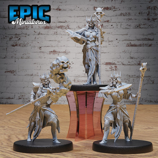 Lich Female Series - Epic Miniatures | #90 Gruesome Graveyard