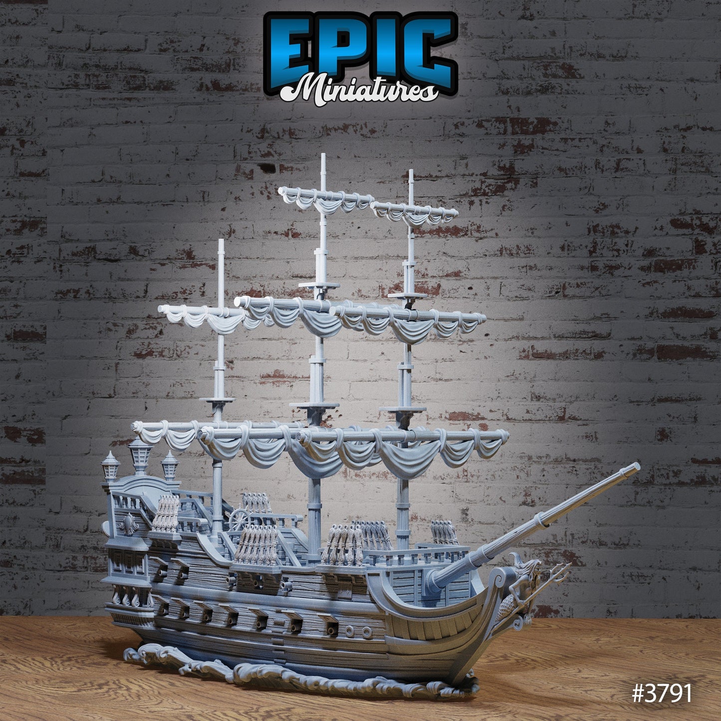 Treasure Galleon Ship - Epic Miniatures | #89 New World Conquest