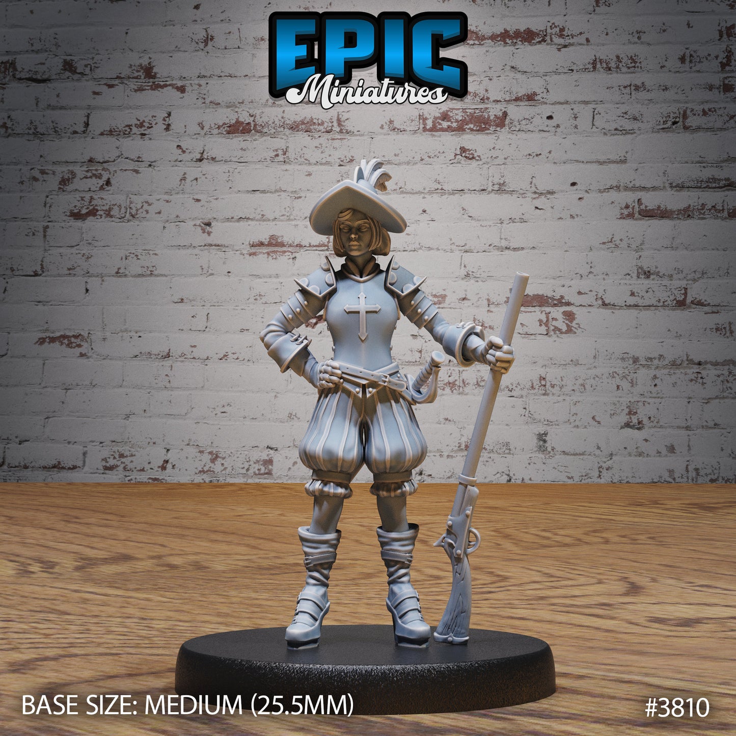 Young Conquistador Female - Epic Miniatures | #89 New World Conquest