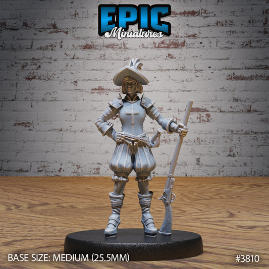 Young Conquistador Female - Epic Miniatures | #89 New World Conquest