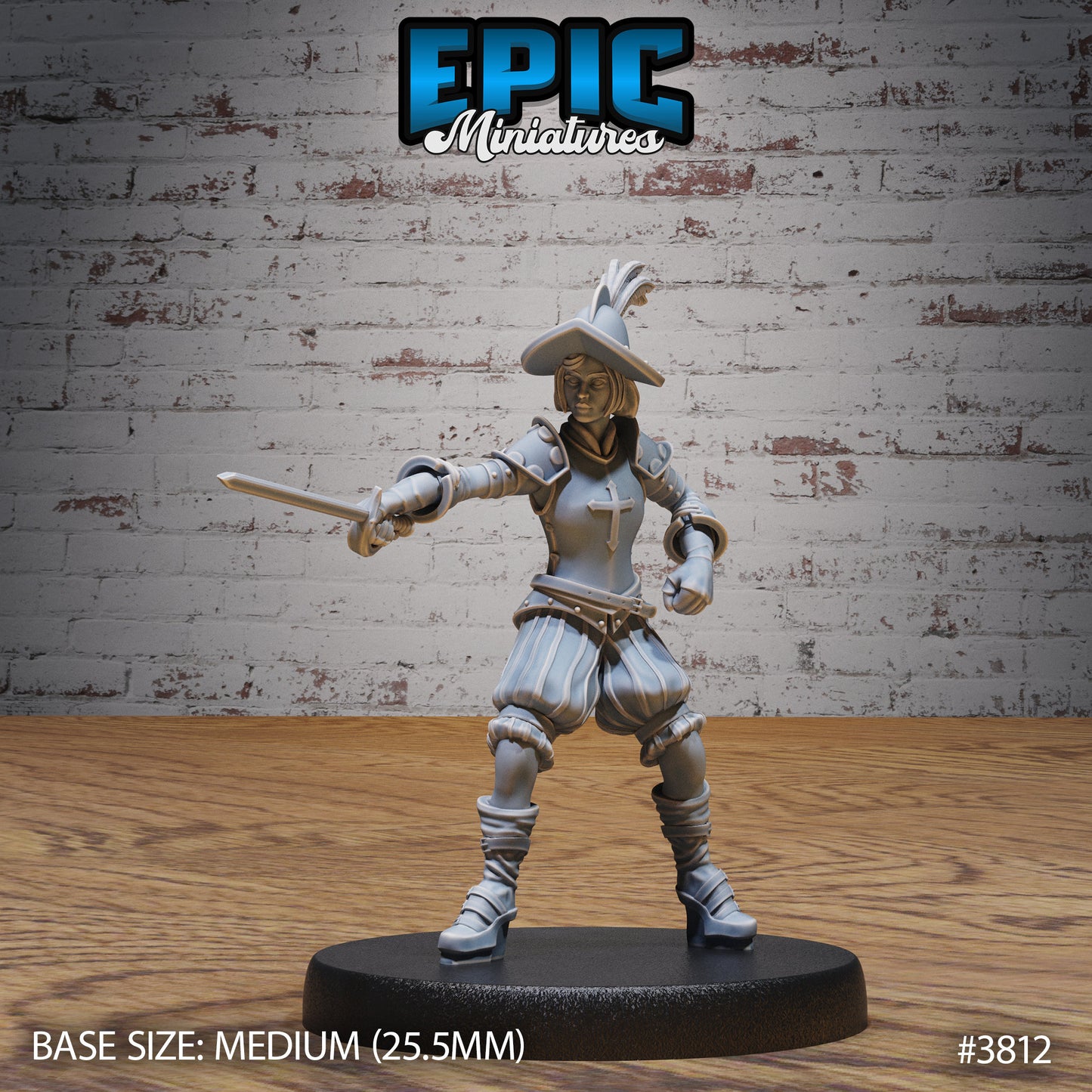Young Conquistador Female - Epic Miniatures | #89 New World Conquest