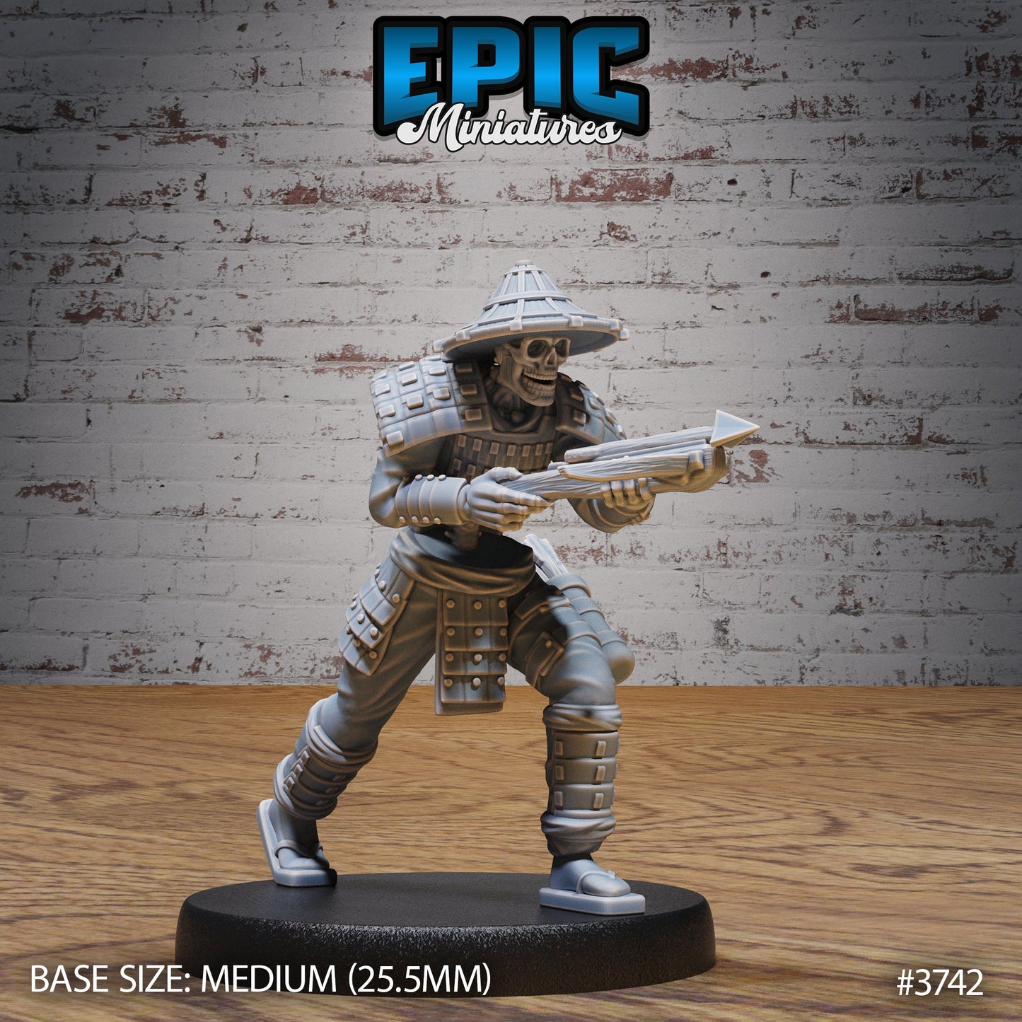 Eastern Skeleton Army Necromancer - Epic Miniatures | #88 Oni Nightmare