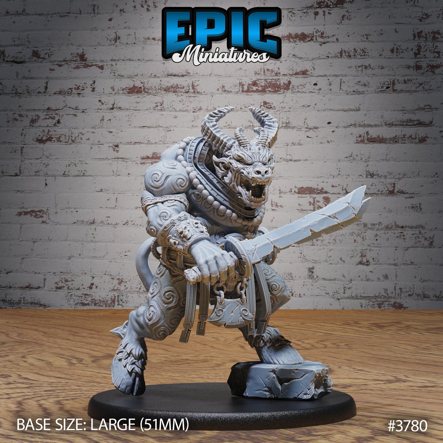 Onyx Statue Demon Series - Epic Miniatures | #88 Oni Nightmare