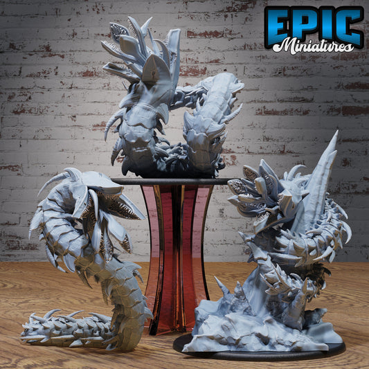 Dhole Worm - Epic Miniatures | #87 Eldritch Darkness