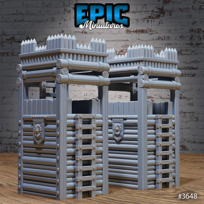 Bandit Camp Fortification - Epic Miniatures | #86 Bandit Camp