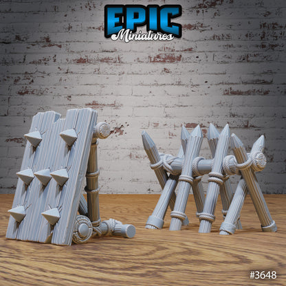 Bandit Camp Fortification - Epic Miniatures | #86 Bandit Camp