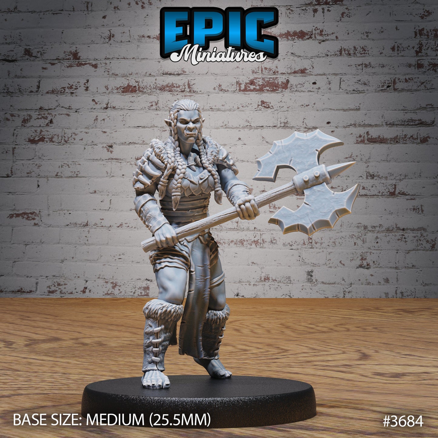 Half-Orc Marauder Female - Epic Miniatures | #86 Bandit Camp