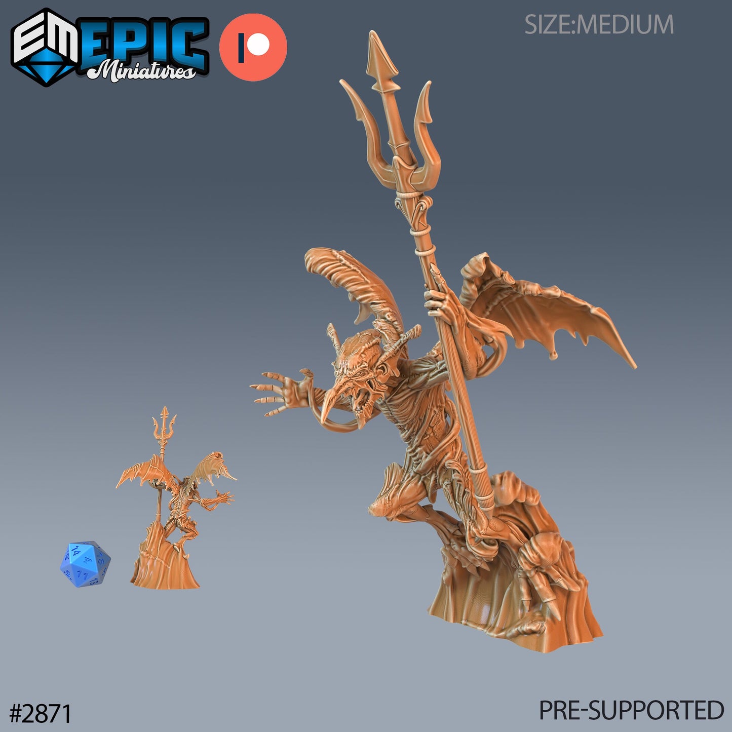 Water Mephit - Epic Miniatures | #70 Aquatic Journey