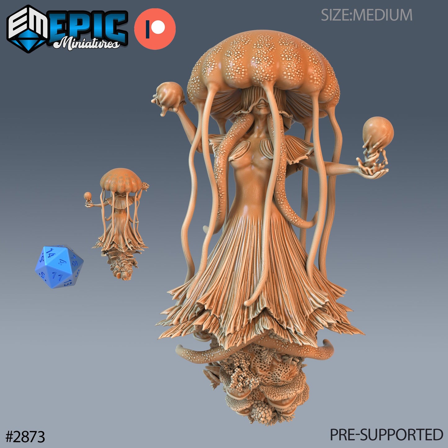 Jellyfish Mermaid - Epic Miniatures | #70 Aquatic Journey