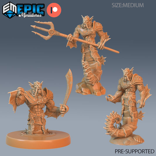 Seahorse Merman - Epic Miniatures | #70 Aquatic Journey