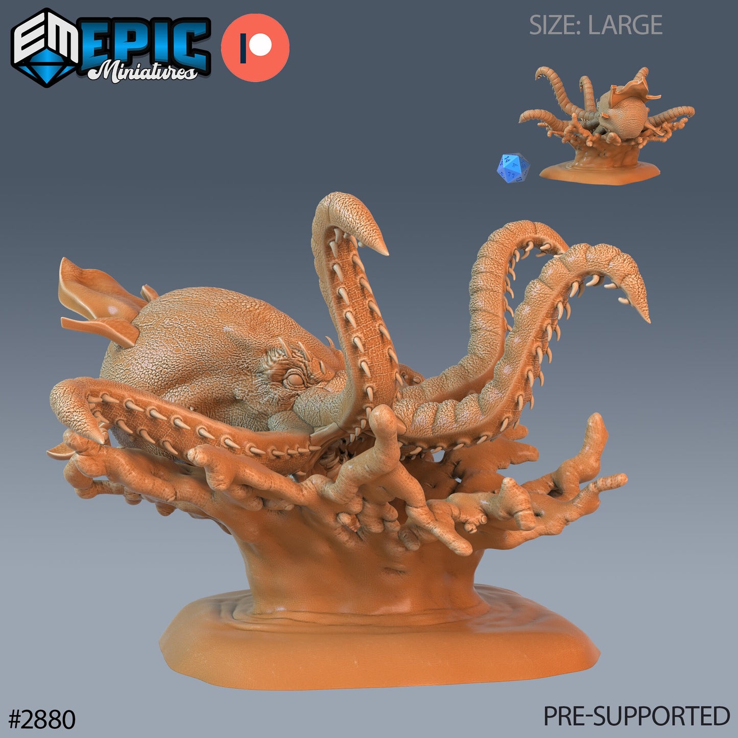 Killer Octopus - Epic Miniatures | #70 Aquatic Journey