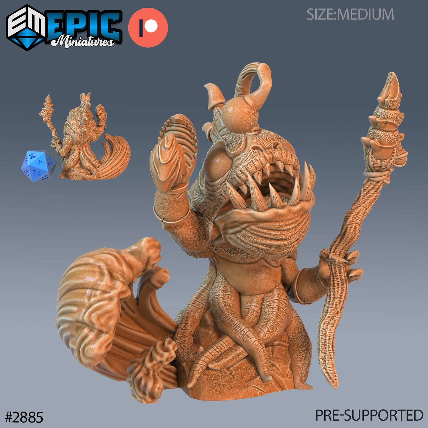 Anglerfish Folk Series - Epic Miniatures | #70 Aquatic Journey