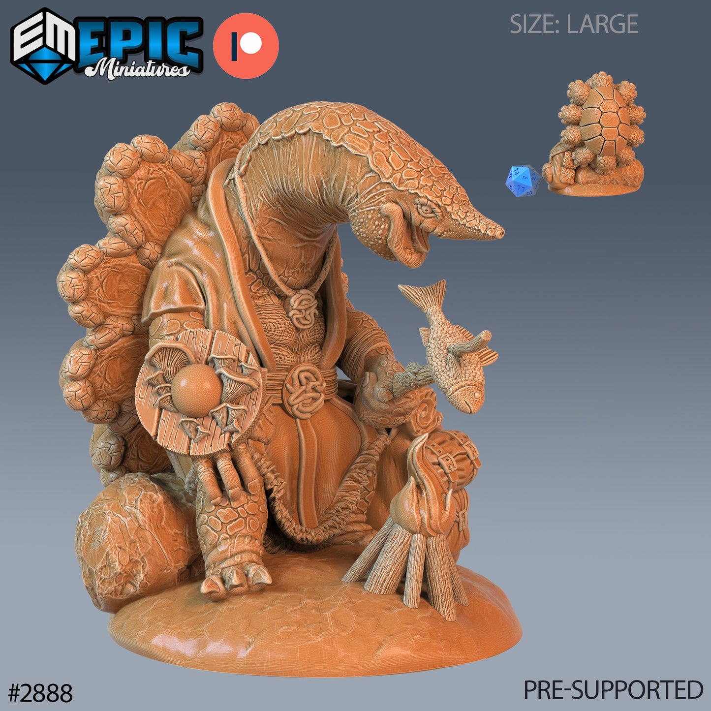 Island Turtle Folk - Epic Miniatures | #70 Aquatic Journey