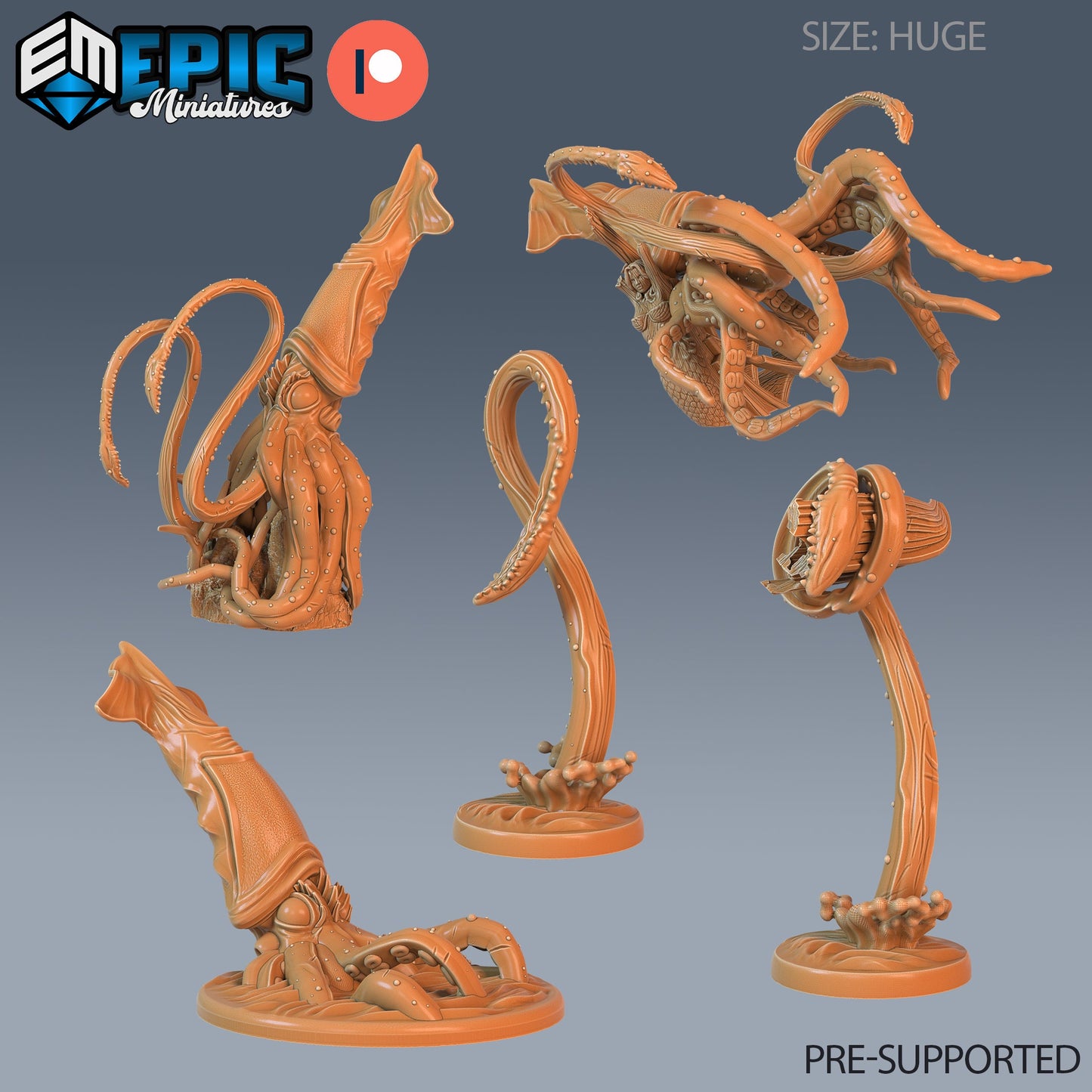 Giant Squid - Epic Miniatures | #70 Aquatic Journey