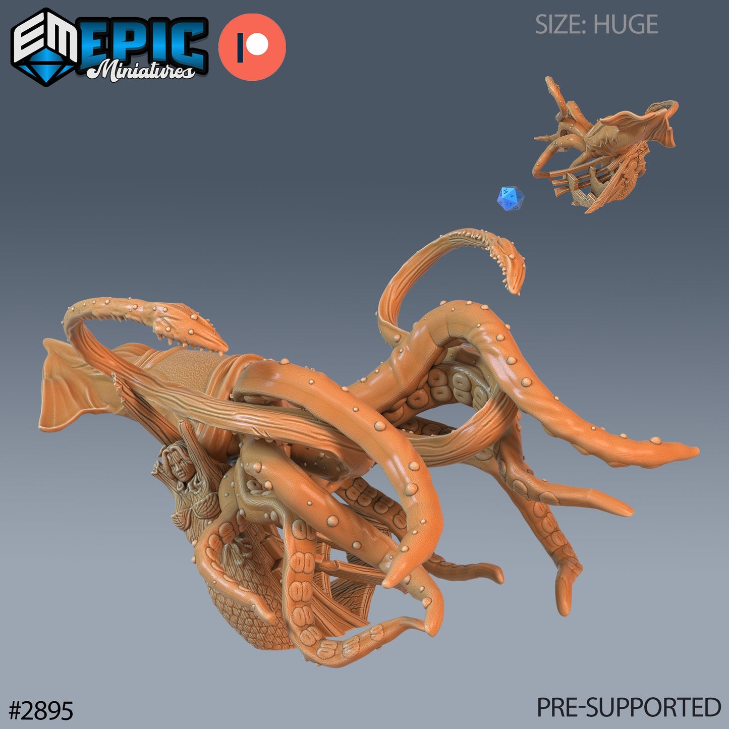 Giant Squid - Epic Miniatures | #70 Aquatic Journey