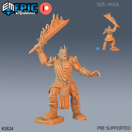 Fire Giant King Surtr - Epic Miniatures | #69 Viking Age