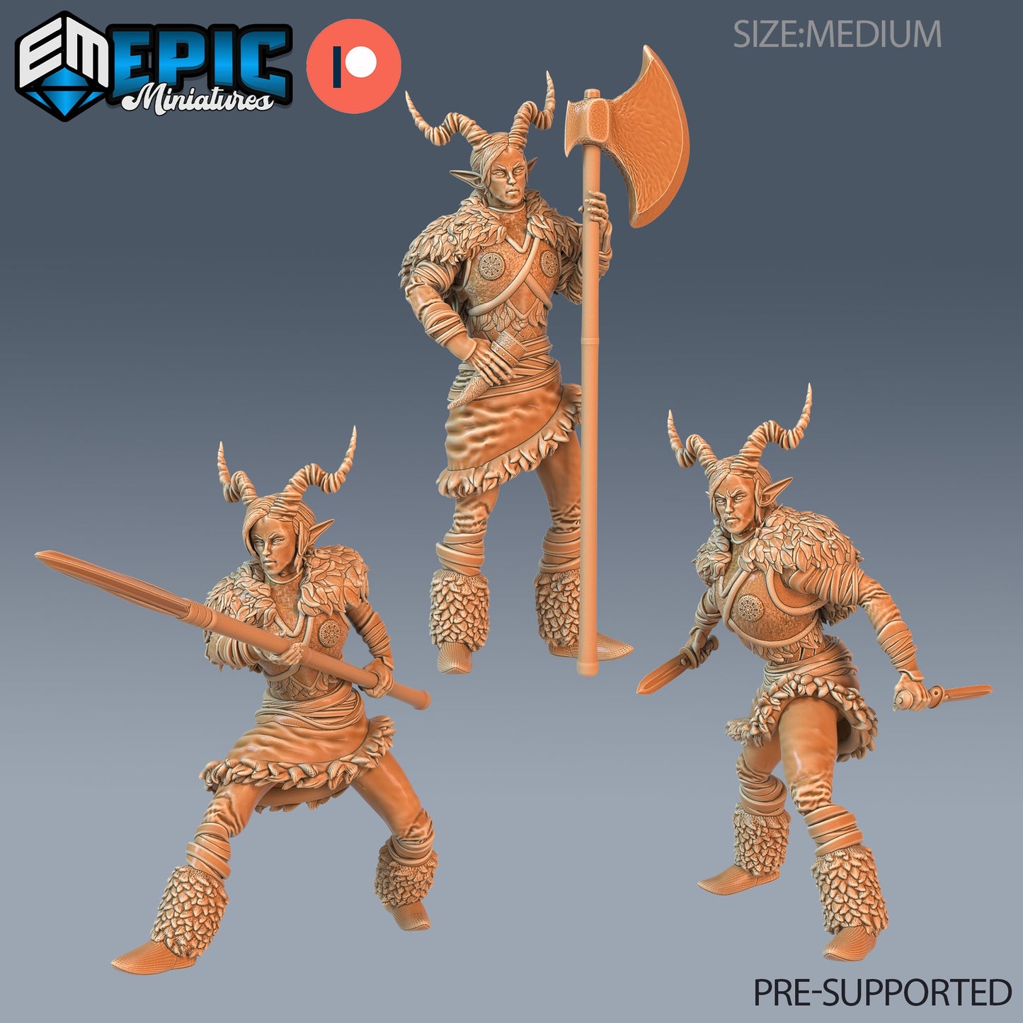 Teifling Viking Female - Epic Miniatures | #69 Viking Age