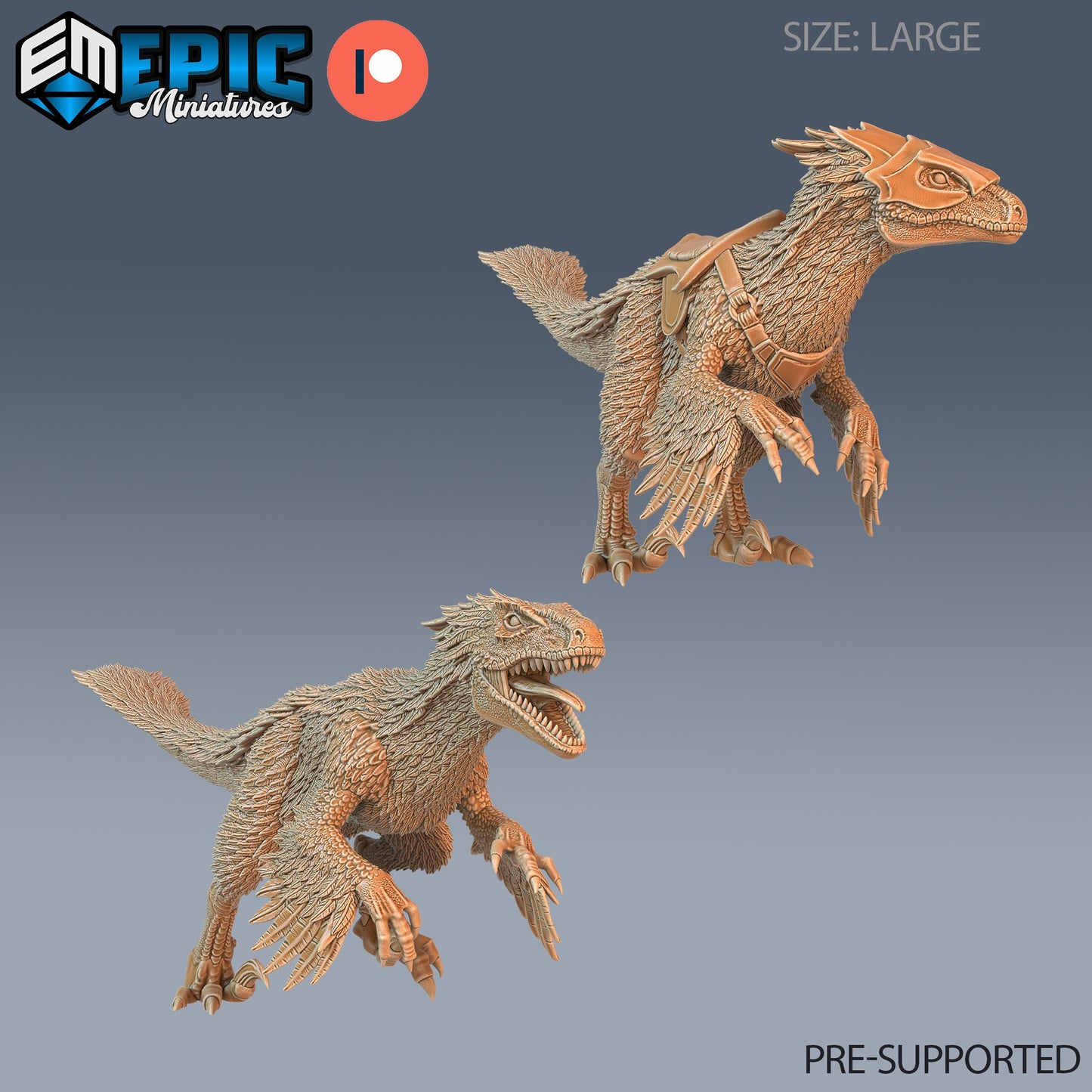 Feathered Raptor - Epic Miniatures | #68 Reptiles of War