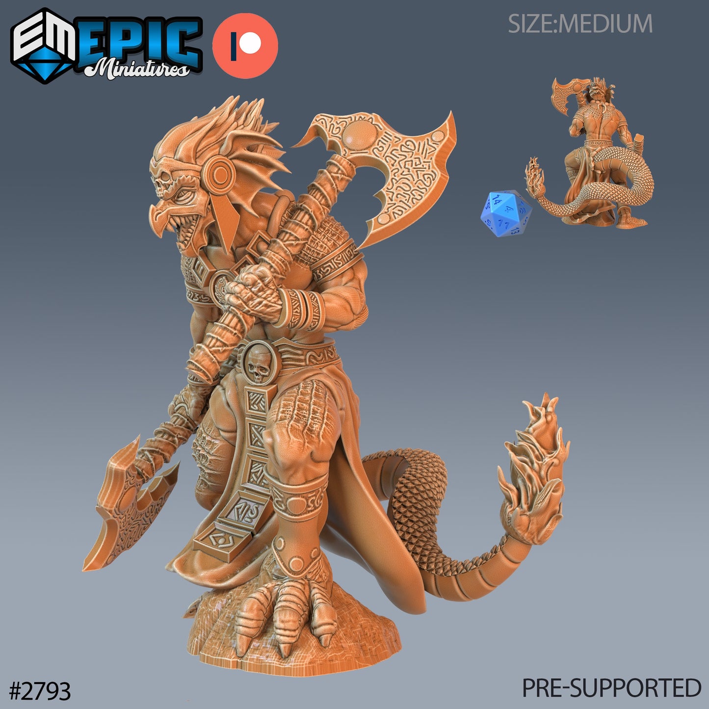 Dragon Kobold - Epic Miniatures | #68 Reptiles of War