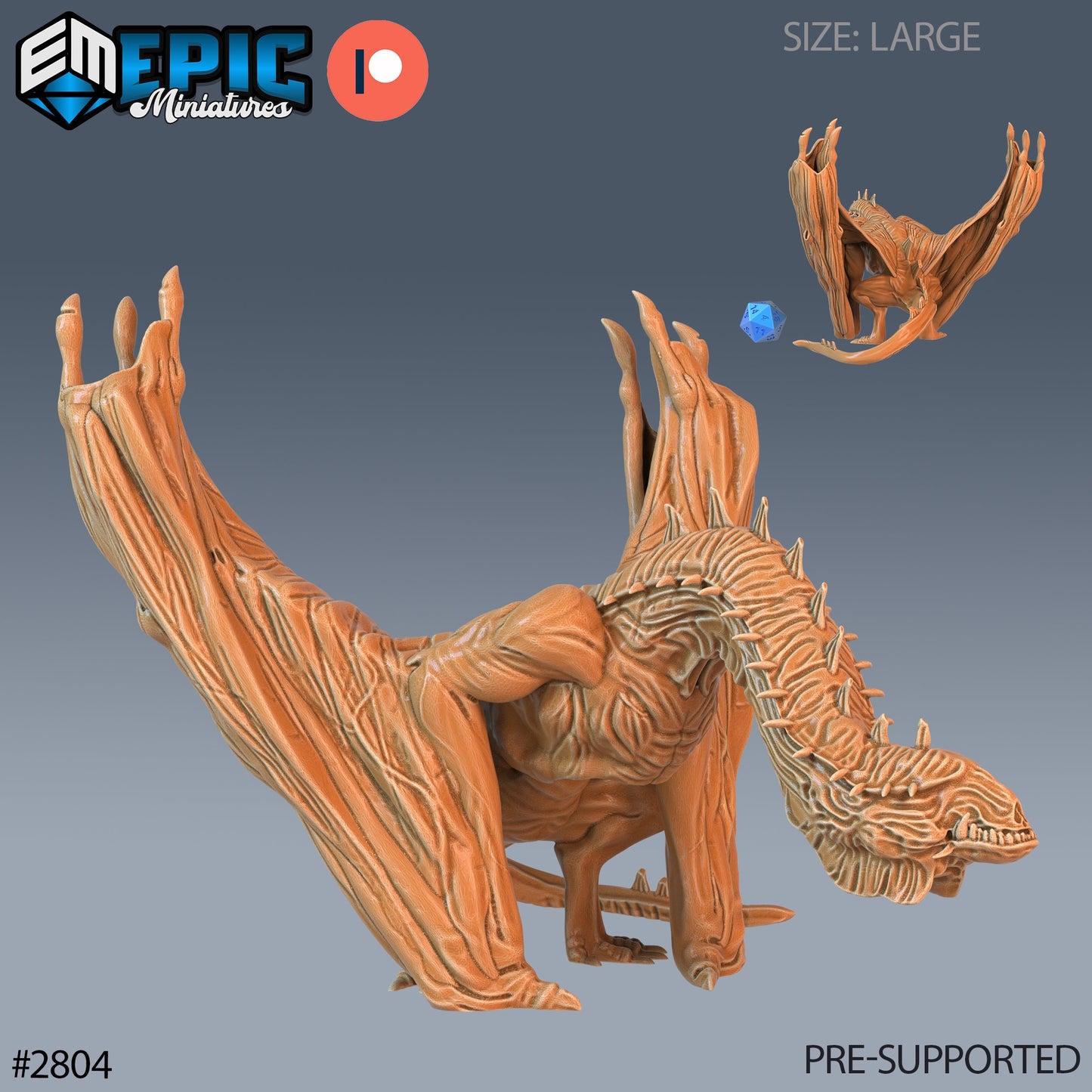Cave Wyvern - Epic Miniatures | #68 Reptiles of War