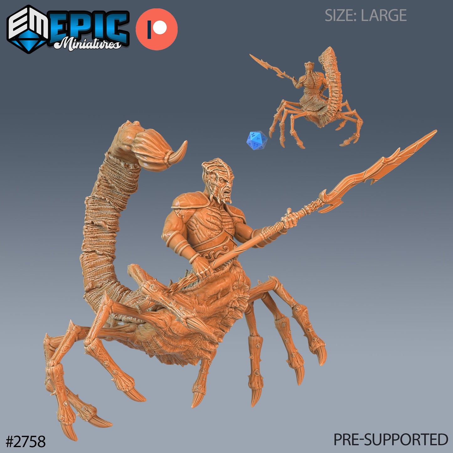 Scorpion Demon - Epic Miniatures | #67 Demonic Foulness