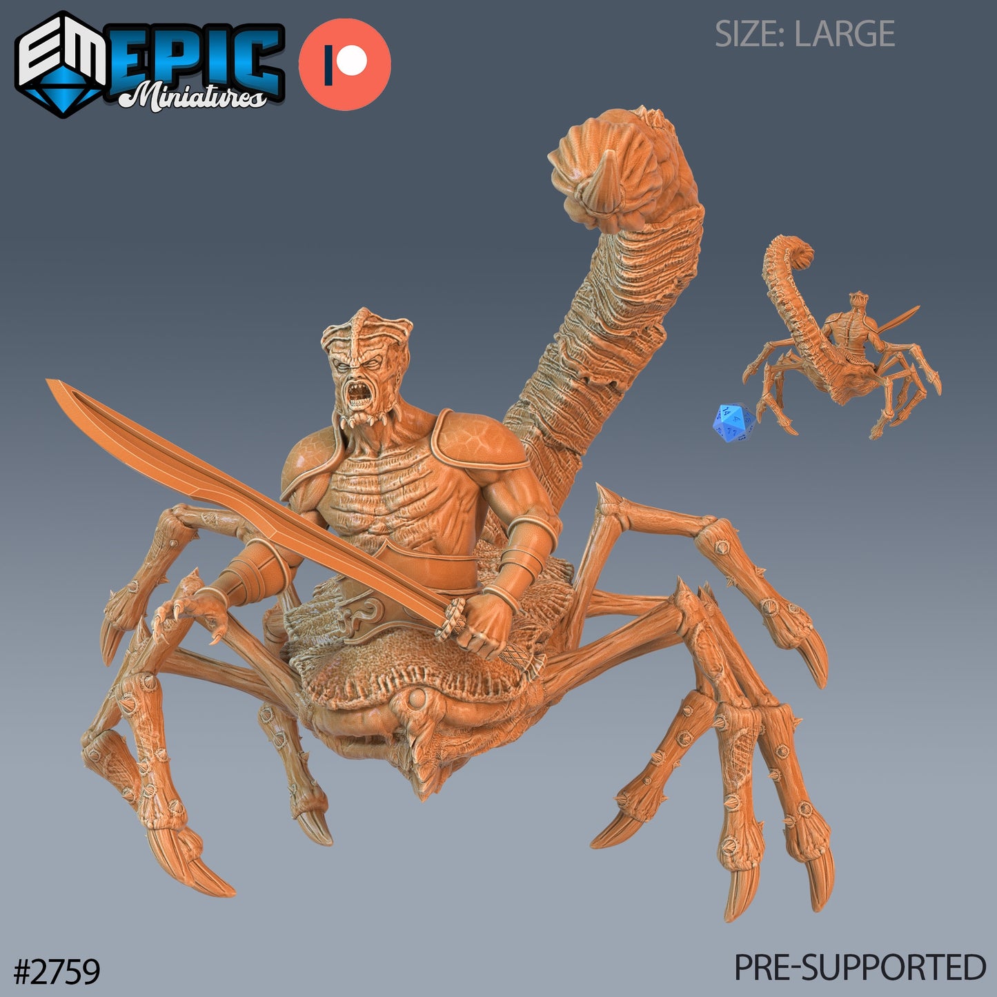 Scorpion Demon - Epic Miniatures | #67 Demonic Foulness