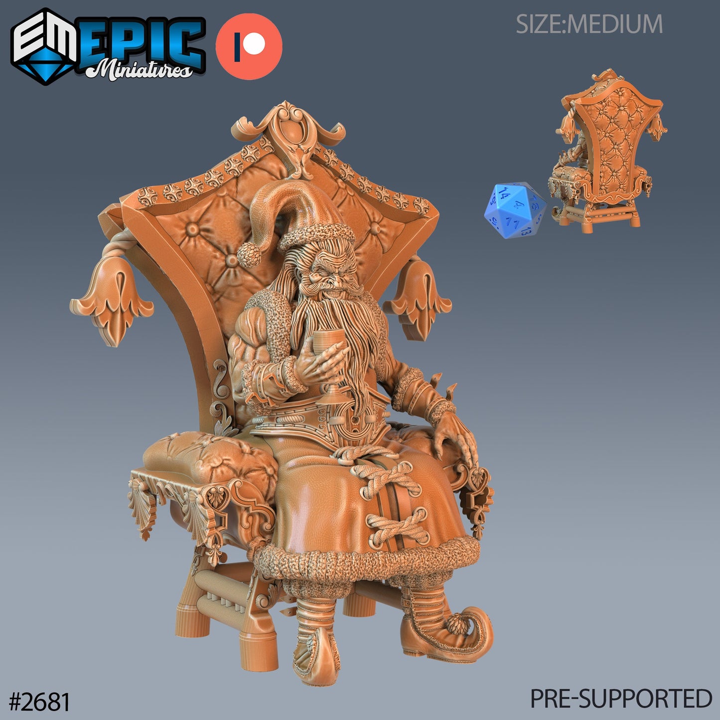 Santa Claus Chimney - Epic Miniatures | #66 Wild Winter Holidays