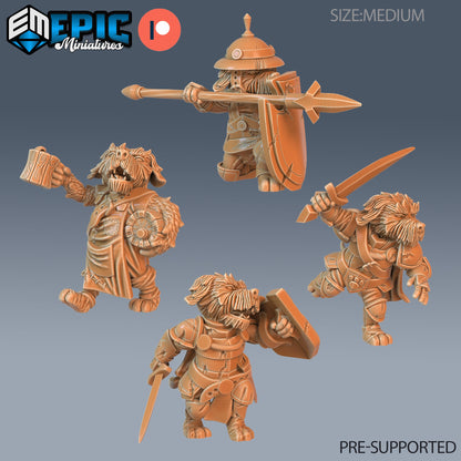 Dog Folk Tribe - Epic Miniatures | #66 Wild Winter Holidays
