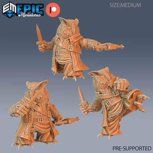 Bird Folk Owl Ranger - Epic Miniatures | #65 Little Folk