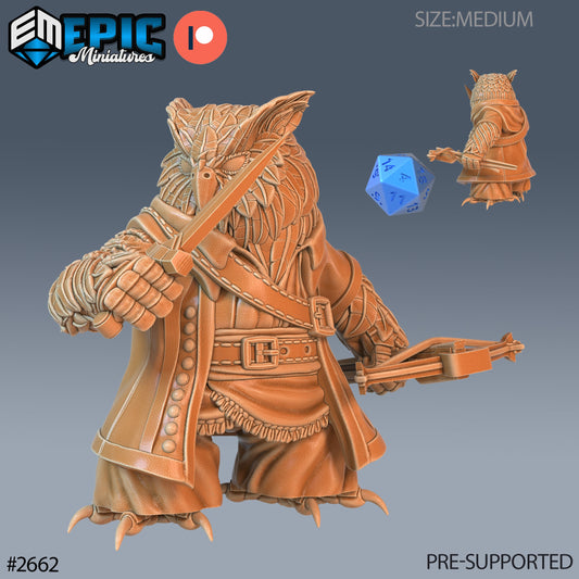 Bird Folk Owl Ranger - Epic Miniatures | #65 Little Folk