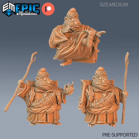 Traveling Hamster Monk - Epic Miniatures | #65 Little Folk