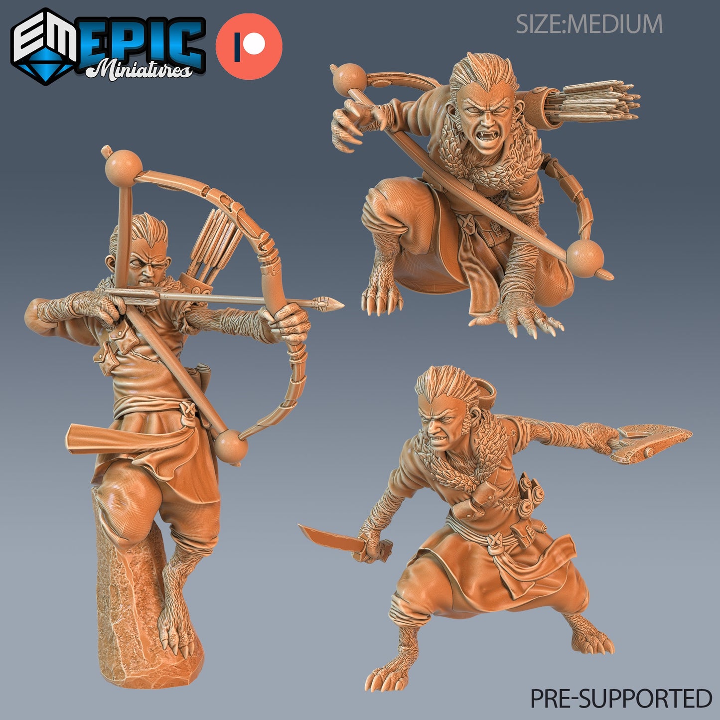 Halfling Skin Changer - Epic Miniatures | #65 Little Folk