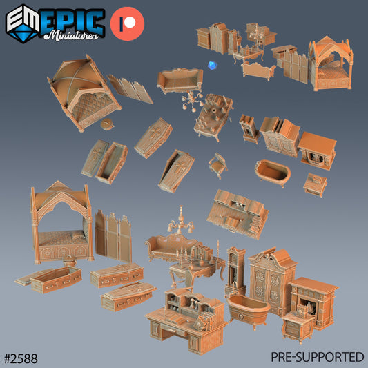 Vampire Castle Scatter - Epic Miniatures | #64 Vampires Curse