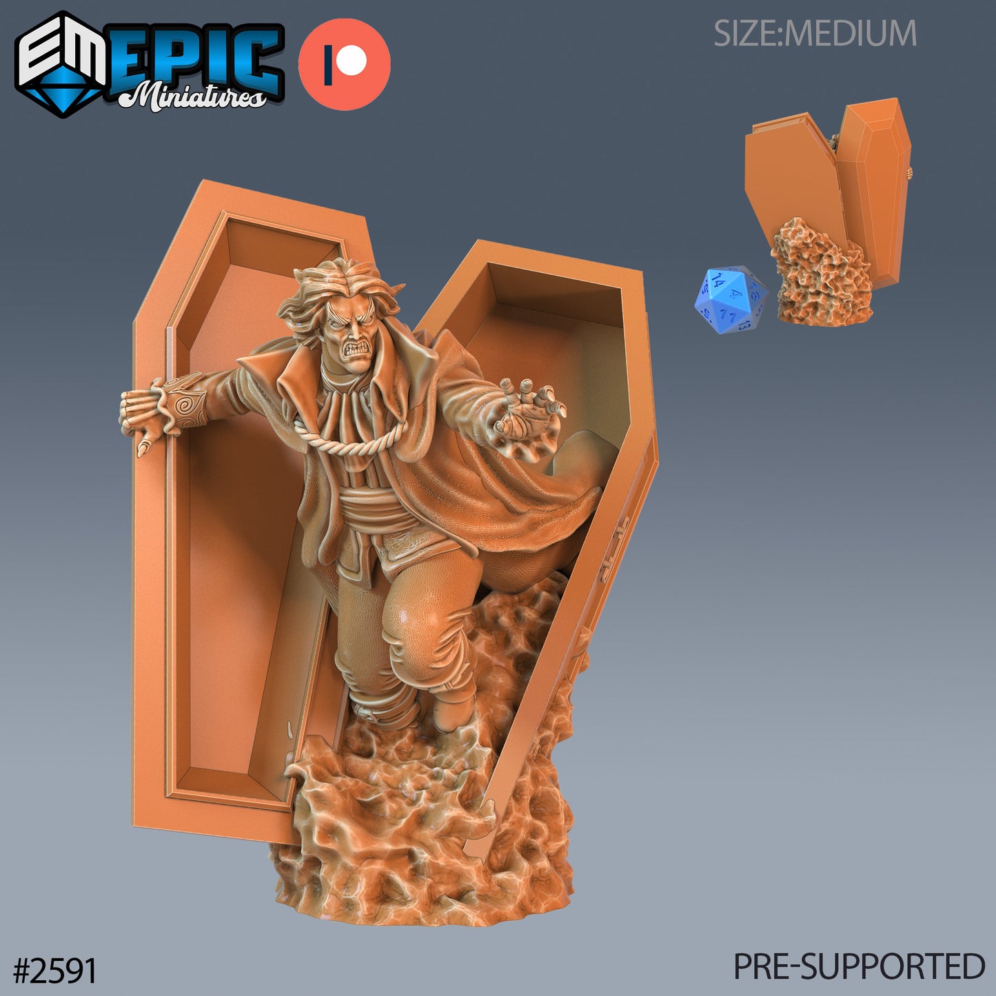 Vampire Baron - Epic Miniatures | #64 Vampires Curse