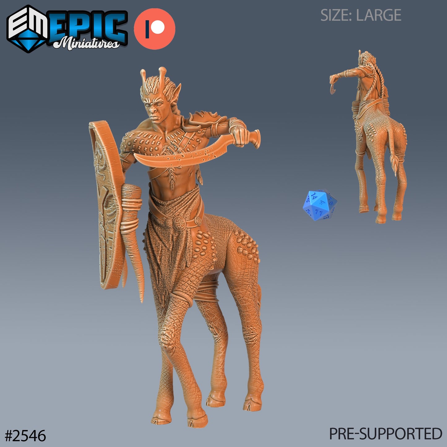 Giraffe Centaur - Epic Miniatures | #63 Forgotten Utopia