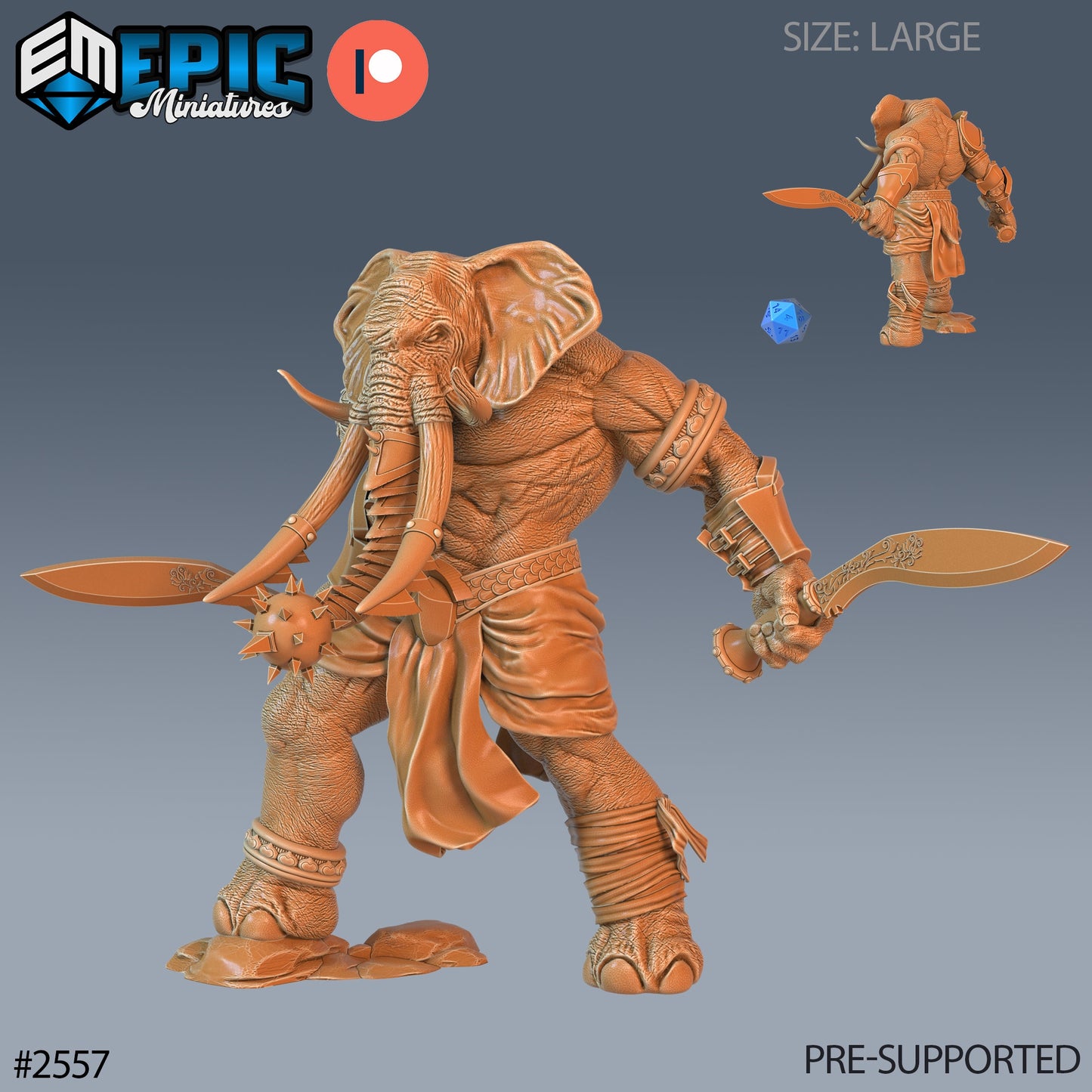 Elephant Folk - Epic Miniatures | #63 Forgotten Utopia