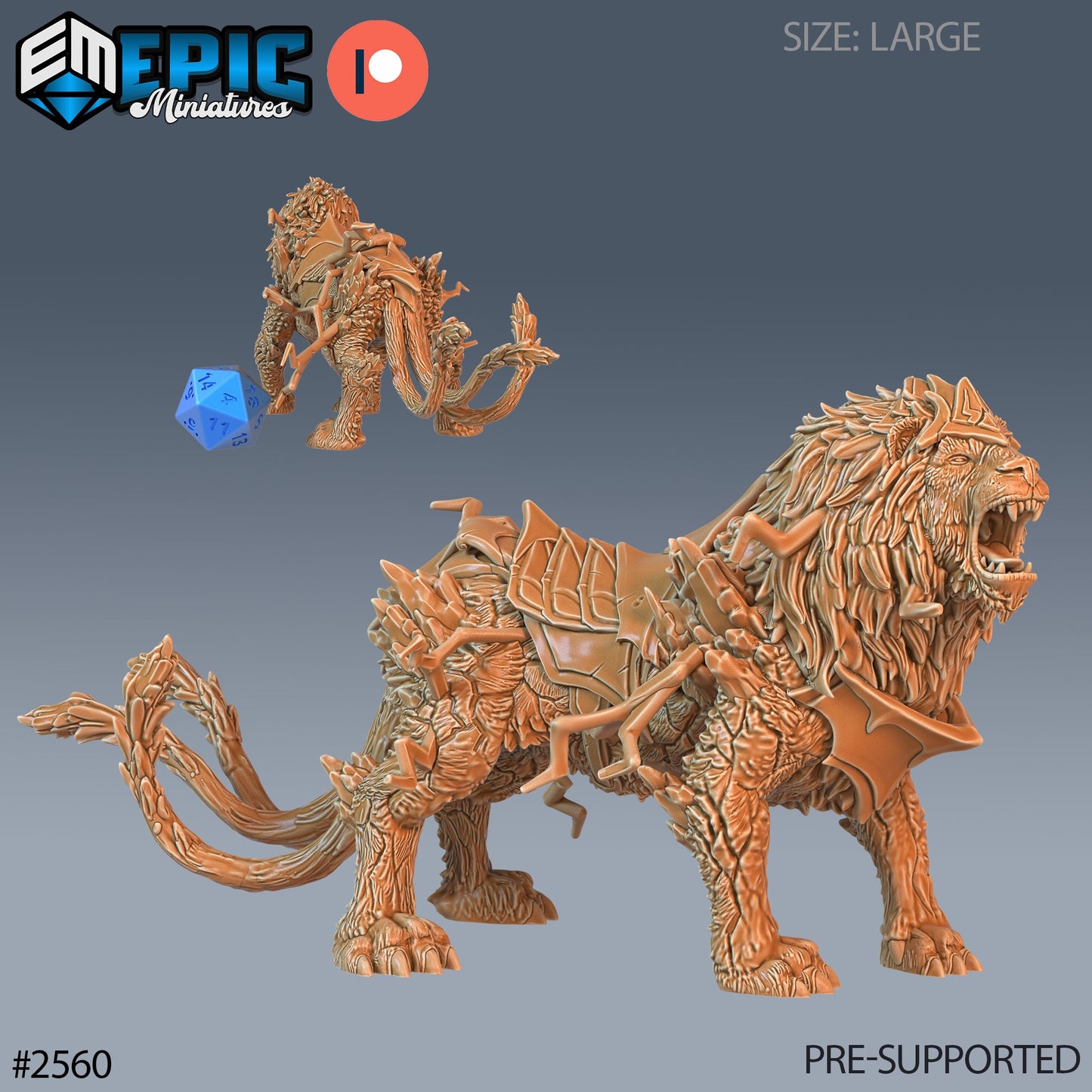 Thunder Lion - Epic Miniatures | #63 Forgotten Utopia