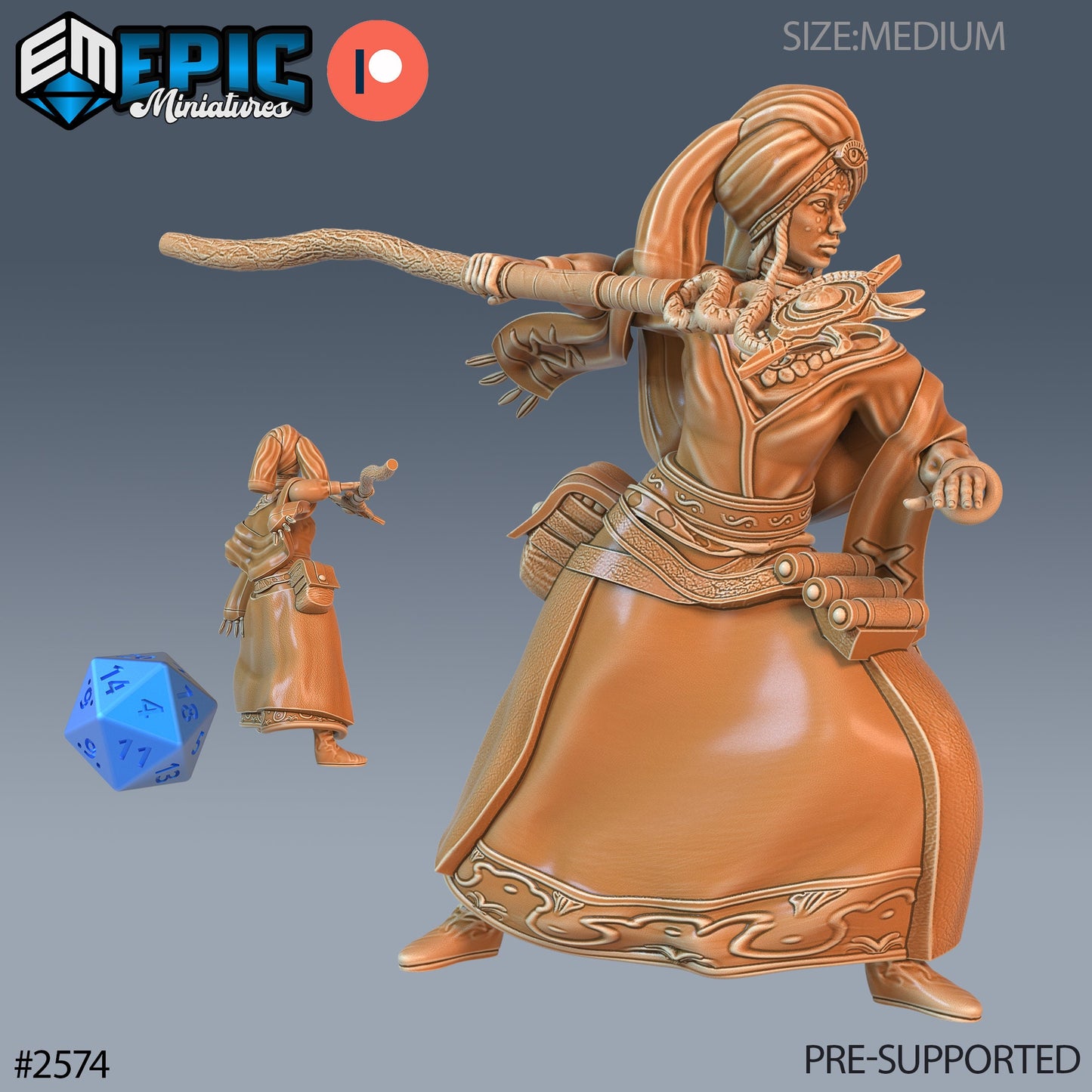 Tribe Seer Series - Epic Miniatures | #63 Forgotten Utopia
