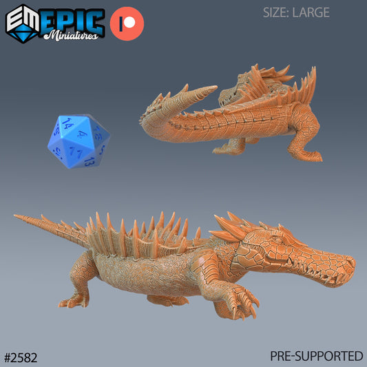 River Crocodile Series- Epic Miniatures | #63 Forgotten Utopia