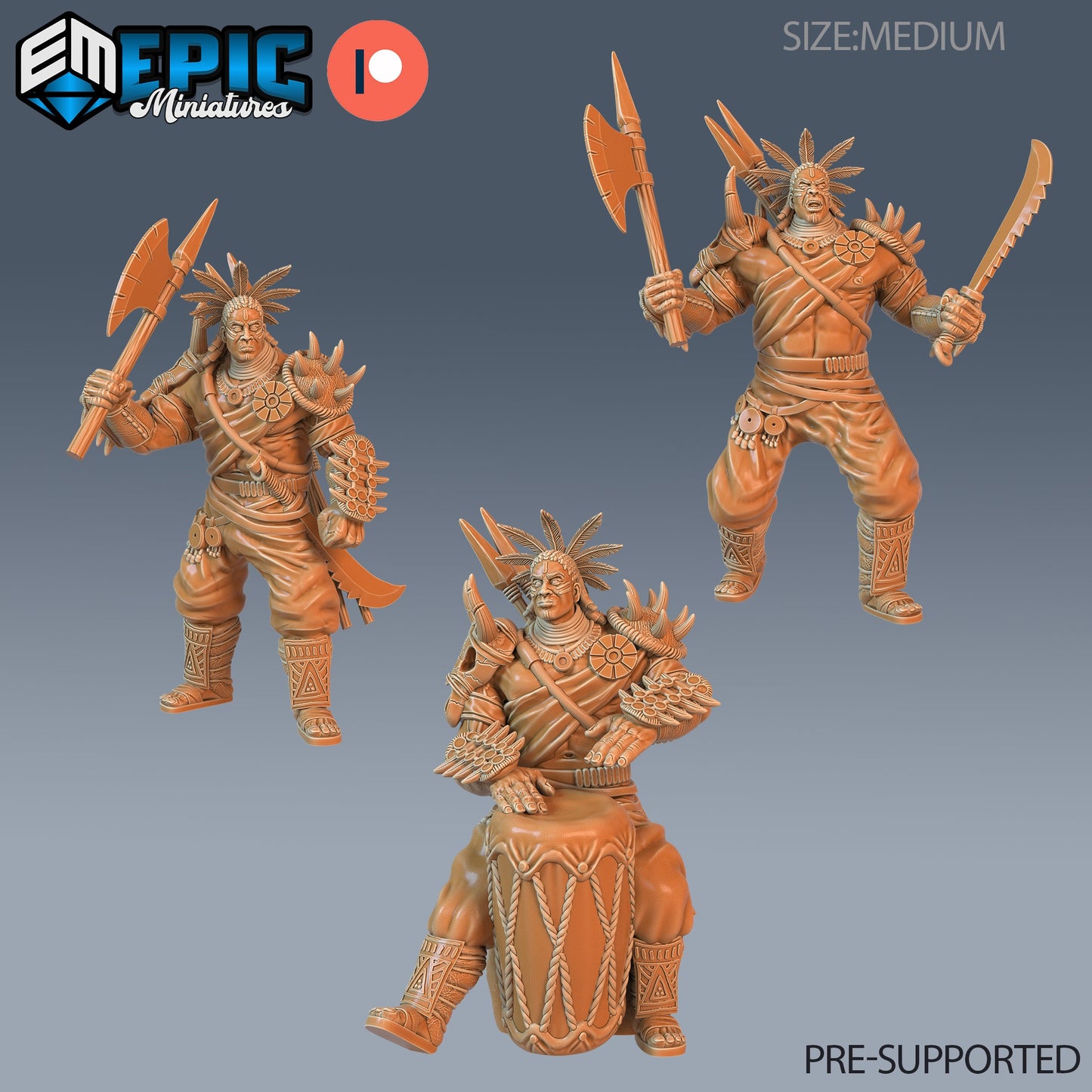 Tribe Champion - Epic Miniatures | #63 Forgotten Utopia