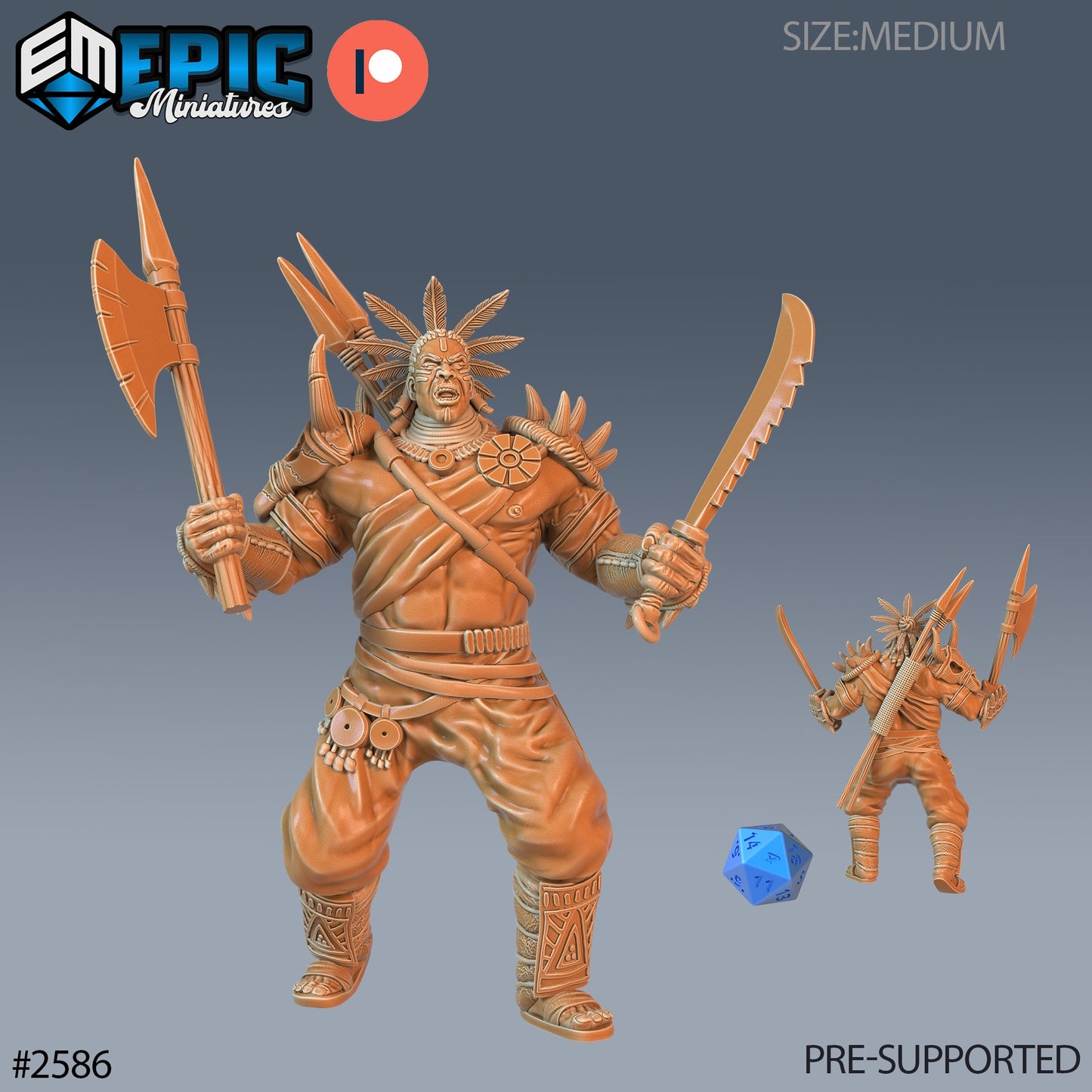 Tribe Champion - Epic Miniatures | #63 Forgotten Utopia