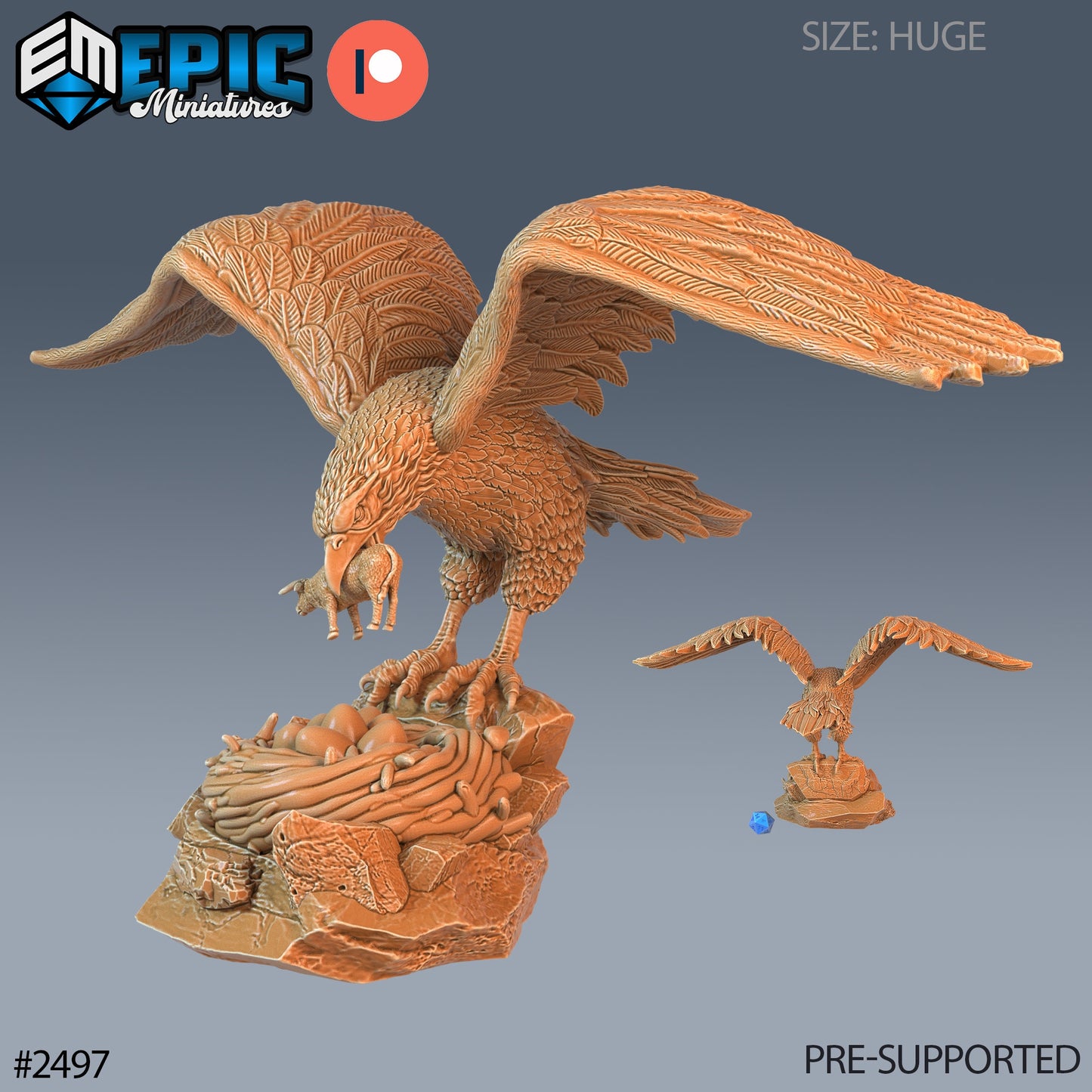 Roc Hatchling - Epic Miniatures | #62 Justice Hills