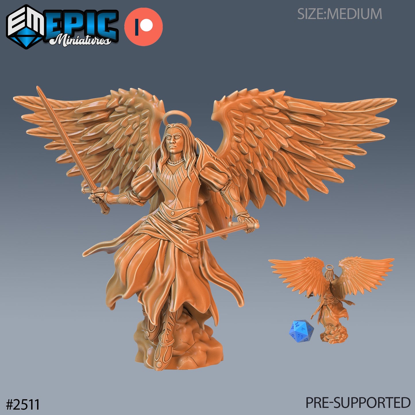 Angel Male - Epic Miniatures | #62 Justice Hills