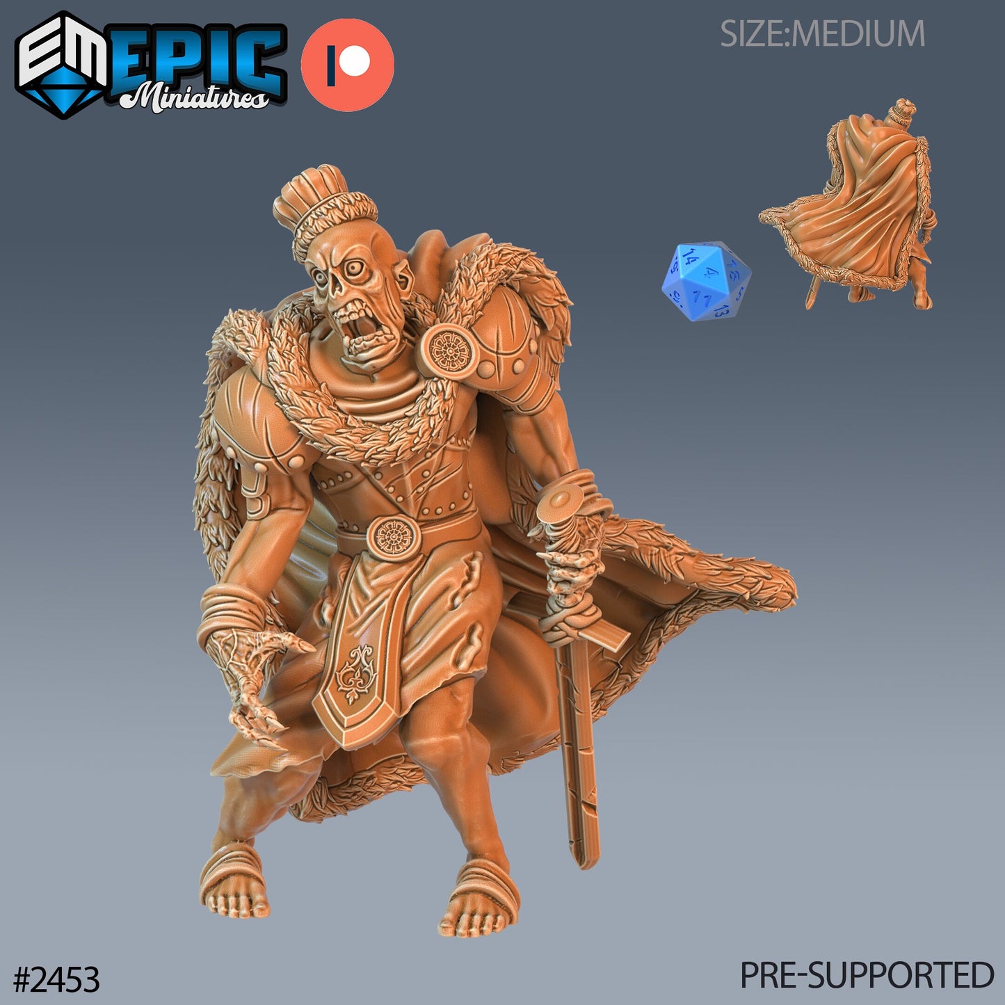 Zombie King - Epic Miniatures | #61 Haunting Catacombs